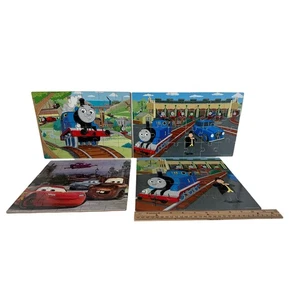 Thomas die Panzermaschine und Freunde Puzzle 4er Set Puzzles, Holzkoffer - Bild 1 von 15