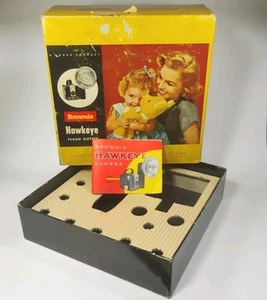NUR BOX & MANUAL Vintage Kodak Brownie Hawkeye Outfit OVP  - Bild 1 von 18