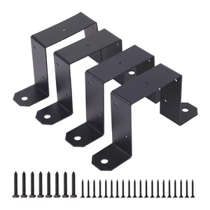 Four Piece Heavy Duty Metal Set For Securely Supporting Your Fence Posts - Picture 1 of 15