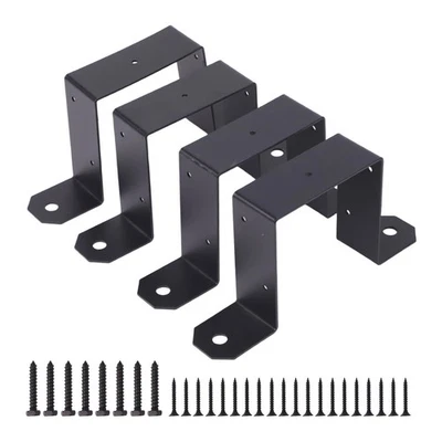 Four Piece Heavy Duty Metal Set For Securely Supporting Your Fence Posts - Image 1 of 4