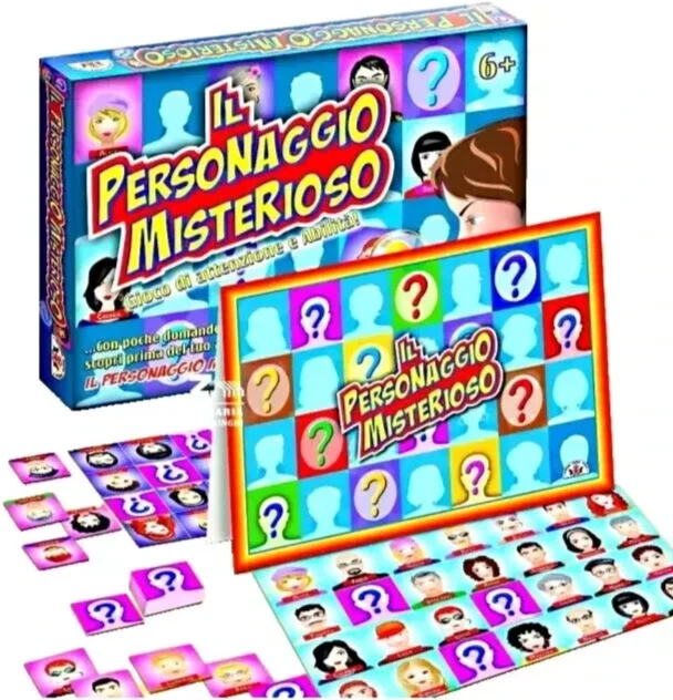 Gioco da tavolo indovina chi è IL PERSONAGGIO MISTERIOSO - Immagine 1 di 1