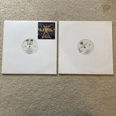 LL Cool J Vinyl. Promo. Lot Of 2. Any Given Sunday. Deep Blue Sea. Vinyl Records - Image 1 of 4