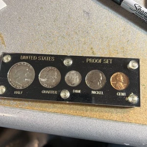 1957 Silver Proof Set In Capitol Holder - Picture 1 of 5
