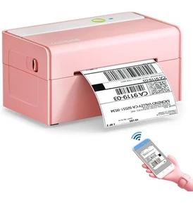 Impresora de etiquetas térmicas Jadens modelo 4x6 JD-468BT (rosa) Bluetooth - Imagen 1 de 8