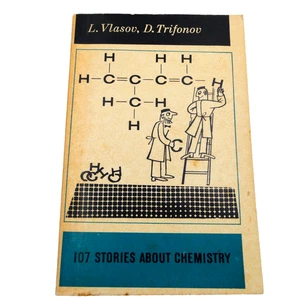 107 Stories About Chemistry PB 1970 Translated From Russian History of Science - Imagen 1 de 9