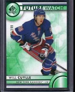 2023-24 SP Authentic #104 Will Cuylle Limited Green - Picture 1 of 2
