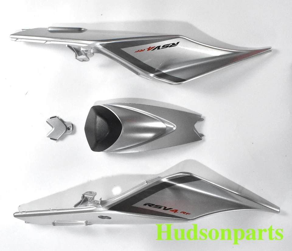 Cubierta trasera + carenado de cubierta de asiento para Aprilia RSV4 1000 2016-2020 plateado Foto 1 de 1