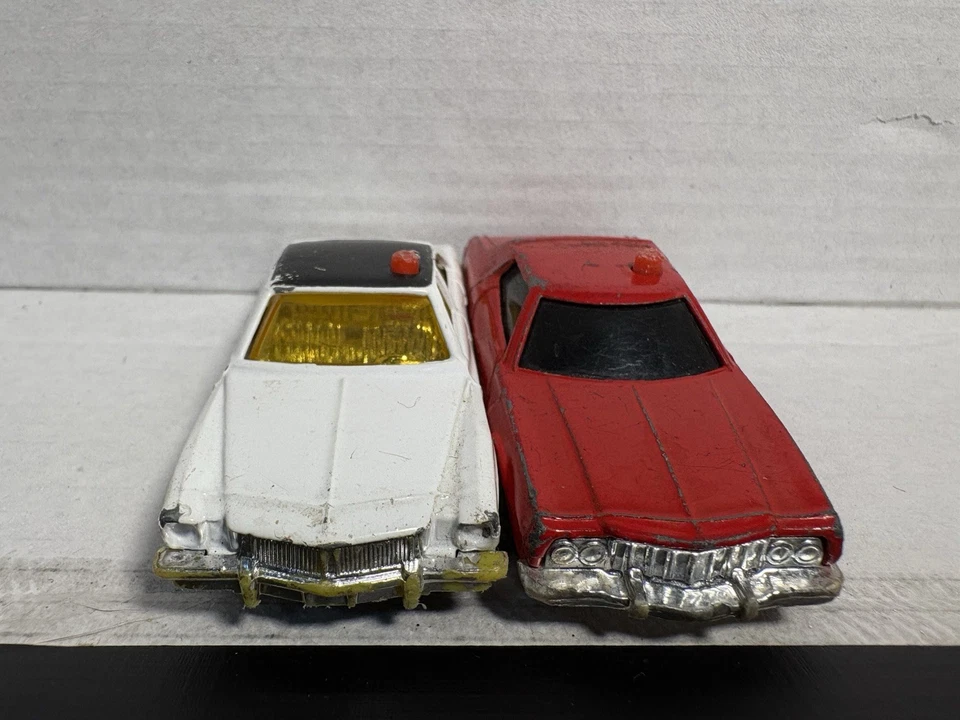 Vintage Corgi Diecast 1/64 Gran Torino Fire Chief Buick Regal PoliceCar Lot 2 - Image 1 of 4