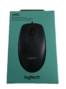 Logitech M90 corded mouse in its packaging - Picture 1 of 4