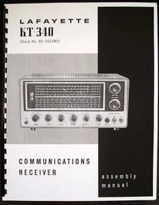 Conjunto operativo manual del receptor de comunicaciones Lafayette HA230 HA-230 KT-340 - Imagen 1 de 1