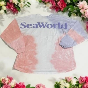 Seaworld Spirit Jersey Pink Purple and White Tie-dye Size XL - Picture 1 of 10
