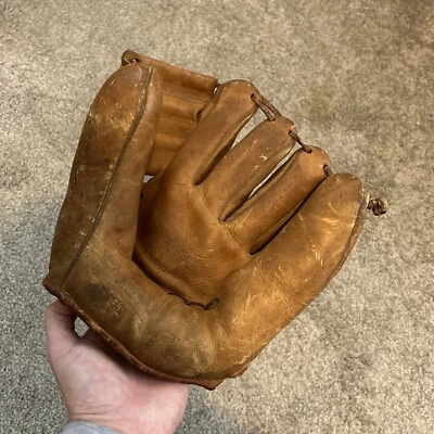 Guante Fieldrite de béisbol NOKONA G51 de colección años 40 derecho EE. UU. Foto 1 de 3