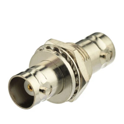 CCTV BNC Adapter BNC Female to Female Bulkhead Antenna Adapter for Ham Radio - Image 1 of 3