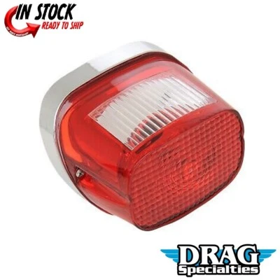 Conjunto de luz trasera Drag Specialties 2010-1047 para luz de etiqueta superior Harley 99-21 Foto 1 de 3