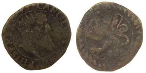Países Bajos Español 2 Ácaros "Corte" - ND (1543-1556) - Carlos V - Imagen 1 de 3