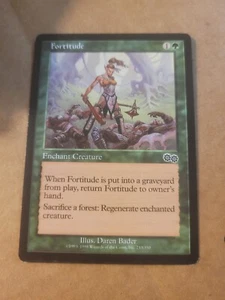 Fortitude [Urza's Saga] Magic MTG #253 Green Common English LP BULK DISCOUNT - Picture 1 of 1