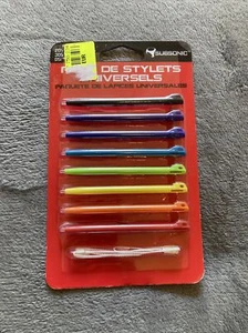 Pack de 8 stylets Et 1 Attache stylet Multi couleurs Neuf - Photo 1/8