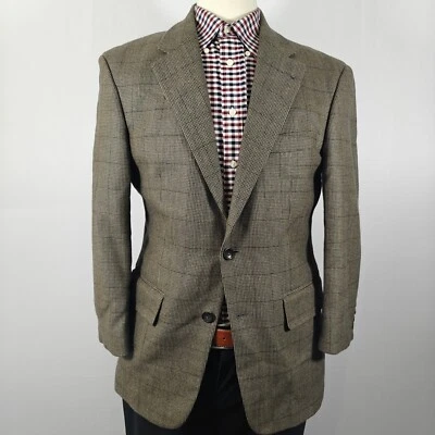 Abrigo Blazer Deportivo Oscar De La Renta Para Hombre Dos Botones Lana Cachemira Talla 40S Foto 1 de 4