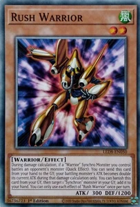 LED8-DE050 RUSH WARRIOR COMMON 1.AUFLAGE YuGiOh KARTE - Bild 1 von 1