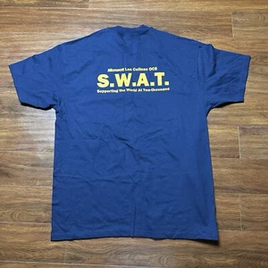 Maglietta Vintage Microsoft Swat Team XL Supportare il Mondo al 2000 Tech Tee anni 90 Y2K - Foto 1 di 8