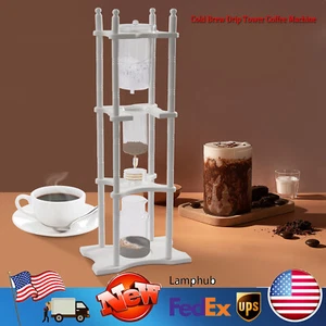 Cold Brew Drip Tower Coffee Machine Ice Coffee Maker Cold Coffee Maker Tower - Picture 1 of 17