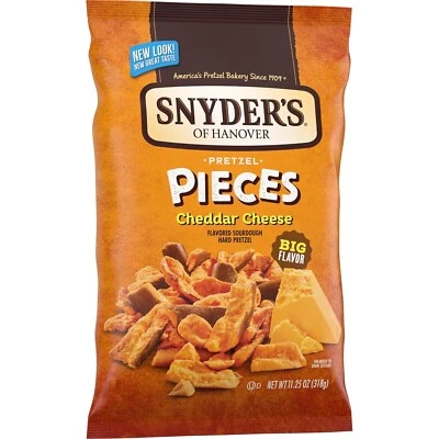 Snyder's of Hanover Pretzel 片,切达奶酪,11.25 盎司 — 第 1/4 张图片