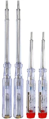 4x Spannungsprüfer in verschiedenen Größen - Schlitz Phasenprüfer - Bild 1 von 4