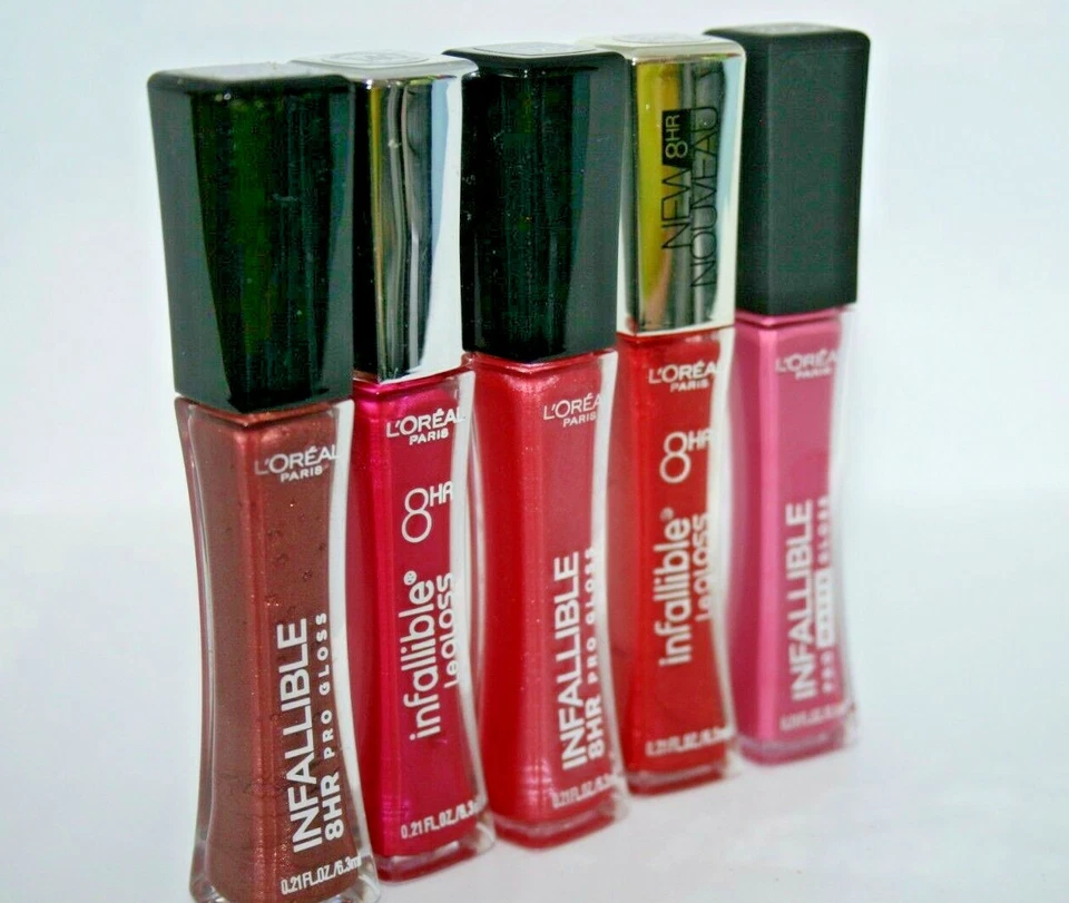 L'Oreal   loreal Infallible 8 hr legloss .21 fl ozl  Lipgloss Lipstick CHOOSE - Image 1 of 1