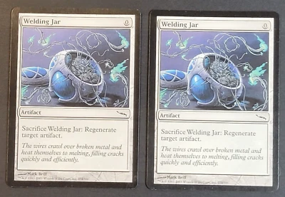 MTG Card - 2x Welding Jar - Mirrodin - LP/LP+ - Artifact - Magic The Gathering - Image 1 of 4