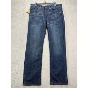 T.K. Axel Jeans Mens 32X32 Second To None Blue Distressed Slim Boot Stretch NEW - Picture 1 of 11