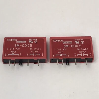 Qty 2 Gordos SM-0DC5 DC Relay Module 3A 60 Vdc ~New Surplus~ - Image 1 of 2