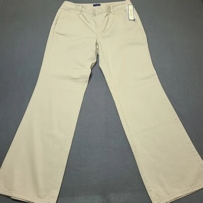 Dockers Womens Chino Pants 10 Casey Bootcut Favorite Fit Beige Flare  - Image 1 of 4