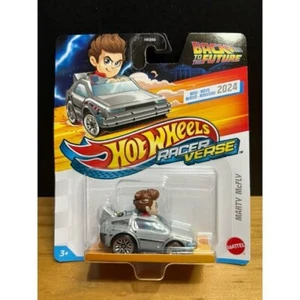1/64 Hot Wheels Racer Verse Delorean Marty Mcfly BTTF - Picture 1 of 1