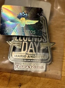 2014 Legends Day Mario Andretti Indy 500 Pin - Picture 1 of 3