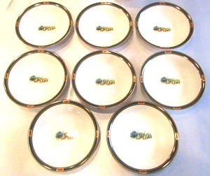 RARE Vintage Mikasa China Horse Race Set of 8 Bowls ALUMICRON JAPAN - Picture 1 of 10