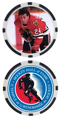 DOUG WILSON - HOCKEY HALL OF FAMER - COLLECTIBLE POKER CHIP - Image 1 of 2