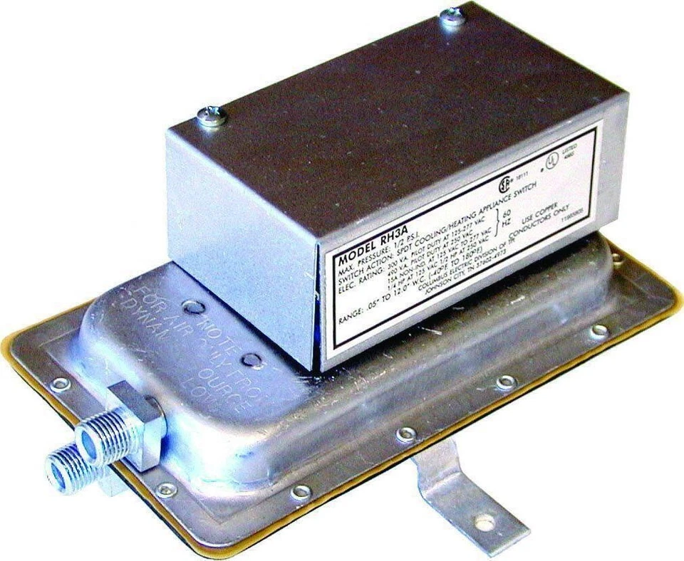 Control de interruptor de presión diferencial/flujo de aire ajustable serie TPI RH3A derecha Foto 1 de 1