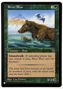 X2 MTG Portal Second Age (P02 144) River Bear - NM Pack Fresh -Common- The List - Picture 1 of 2