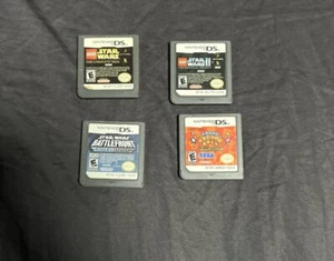 Star Wars, Star Wars 2, Star Wars Battlefront, And Super Monkey Ball Nintendo DS - Picture 1 of 6