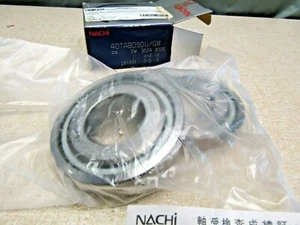 Nachi 40TAB09DU/GMP4 40mm X 90mm X 40mm Precision Bearing Matched 2pc Set - Picture 1 of 6