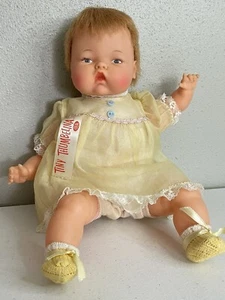 Däumelinchen IDEALE 14" Puppe mit Box selten Original Vintage 60er Jahre MÄNGEL - Bild 1 von 24