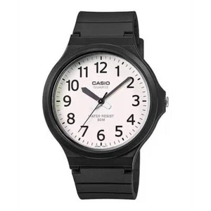 Casio Standard 44mm schwarz weiß Herren Analog Uhr MW-240-7BVDF - Bild 1 von 2