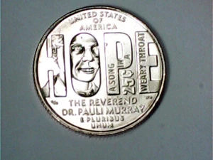 2024 P D DR. PAULI MURRAY AWQ American Women 2 coin set PD Brilliant - Picture 1 of 18