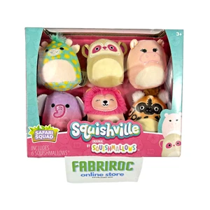 NEW! Squishmallows Squishville Safari Squad 6-Pack – 2" Mini Plush Figures !!! - Picture 1 of 2