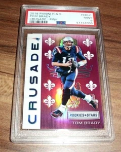 2018 Rookies & Stars Tom Brady Crusade PINK /85 Prizm SP PSA 9 GOAT 📈🔥 POP 2 - Bild 1 von 3