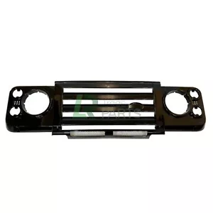 LAND ROVER DEFENDER FRONT SVX STYLE GRILLE & HEADLAMP SURROUND SET KIT - BLACK - Picture 1 of 6