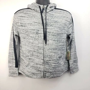 Sudadera con capucha Todd Snyder X Champion para hombre gris y negra cremallera completa pequeña - Imagen 1 de 1