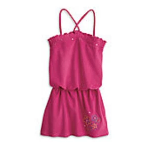 * American Girl FOR GIRLS Size M 10 12 Swimsuit Cover up Dress Pink Terrycloth - Picture 1 of 1