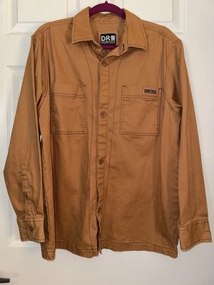 DR Essentials Men’s Caramel Long Sleeve Shirt With Pockets Size L Large - Image 1 of 4