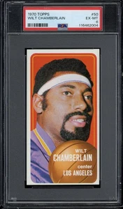 1970-71 Topps #50 Wilt Chamberlain Lakers PSA 6 EX-Mint - Picture 1 of 2